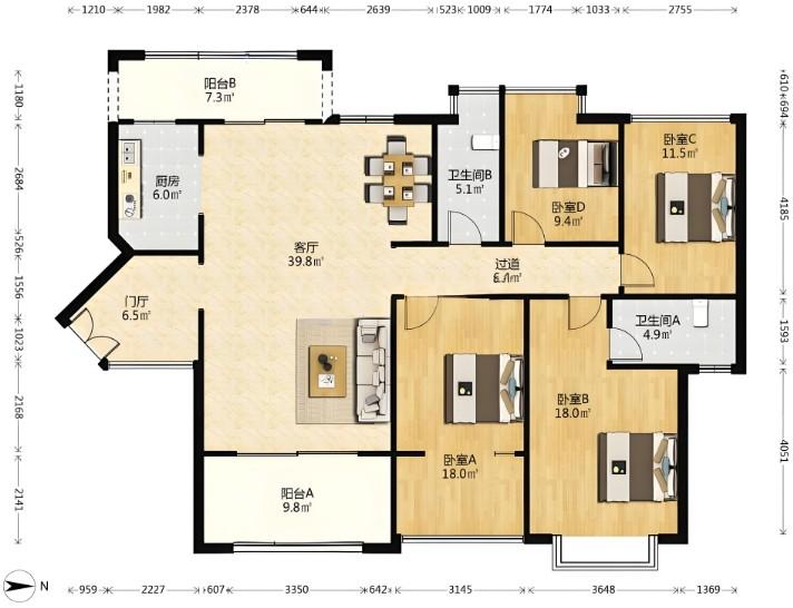 深圳北爆款法拍房龙华熙元山院两套地铁口品质大宅性价比直接拉满-第12张图片-深圳法拍房拍卖平台官网